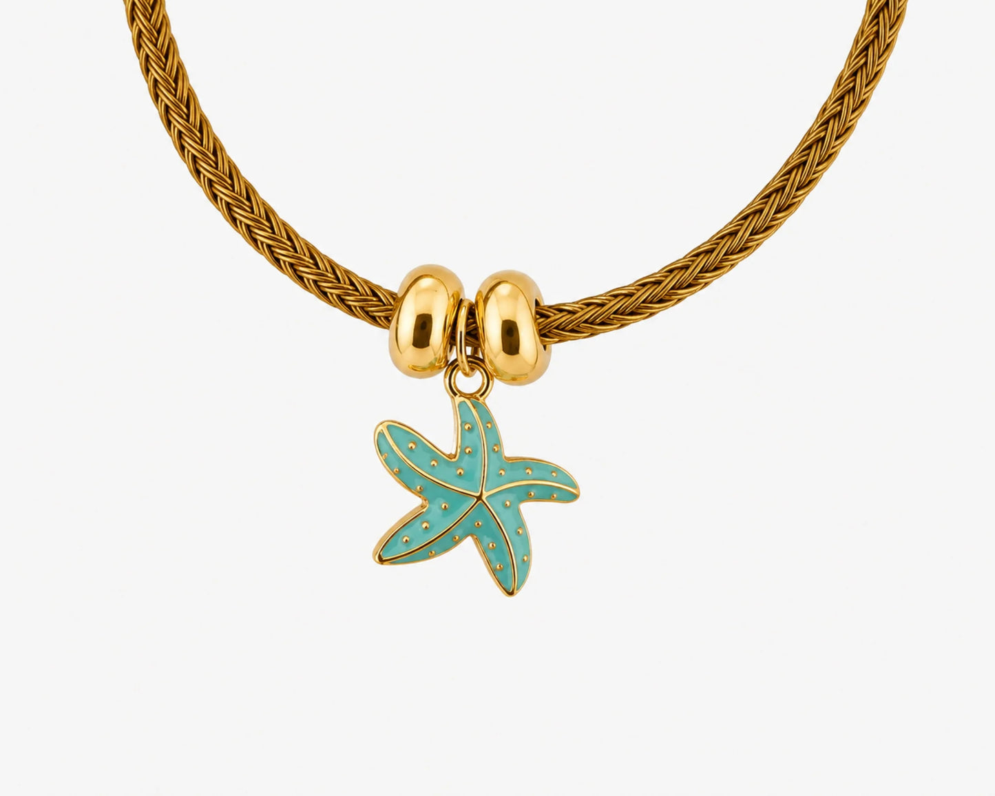 Charm Estrella turquesa