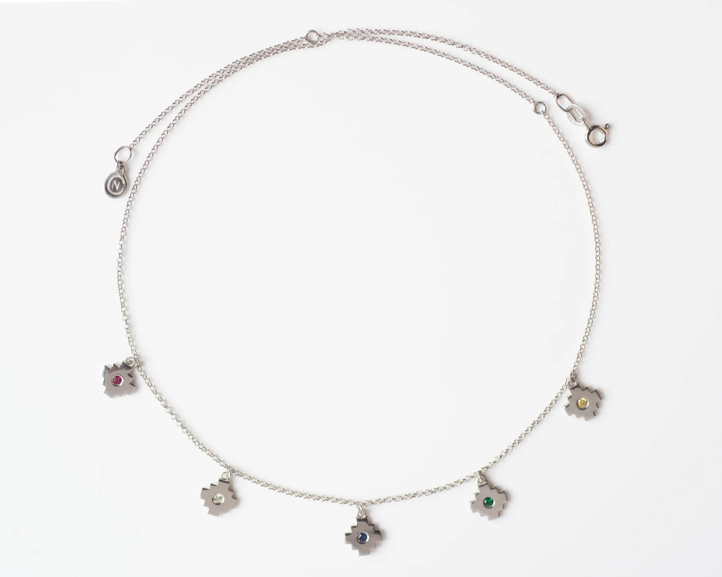 Cadena Chakanas plata