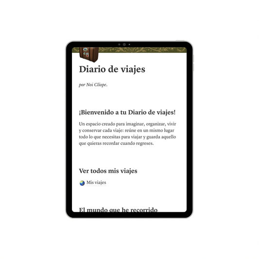 Diario de viajes