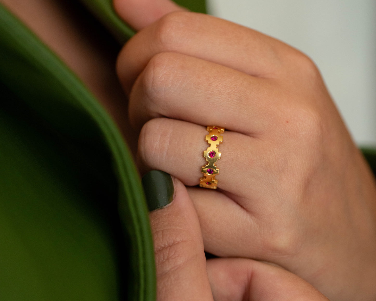 Anillo Chakana oro