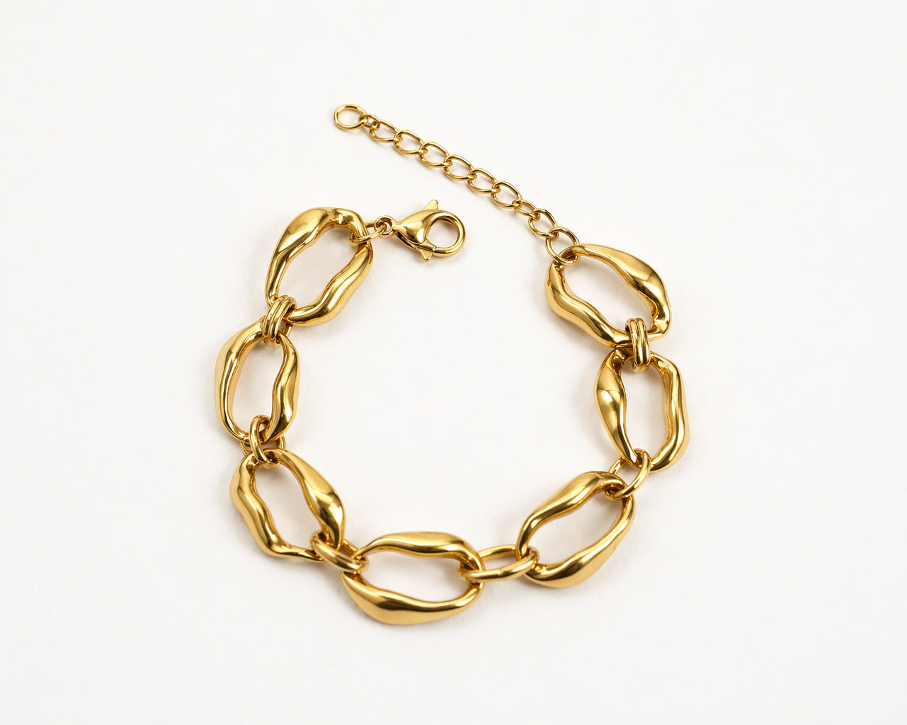 Pulsera Vita de acero chapada en oro