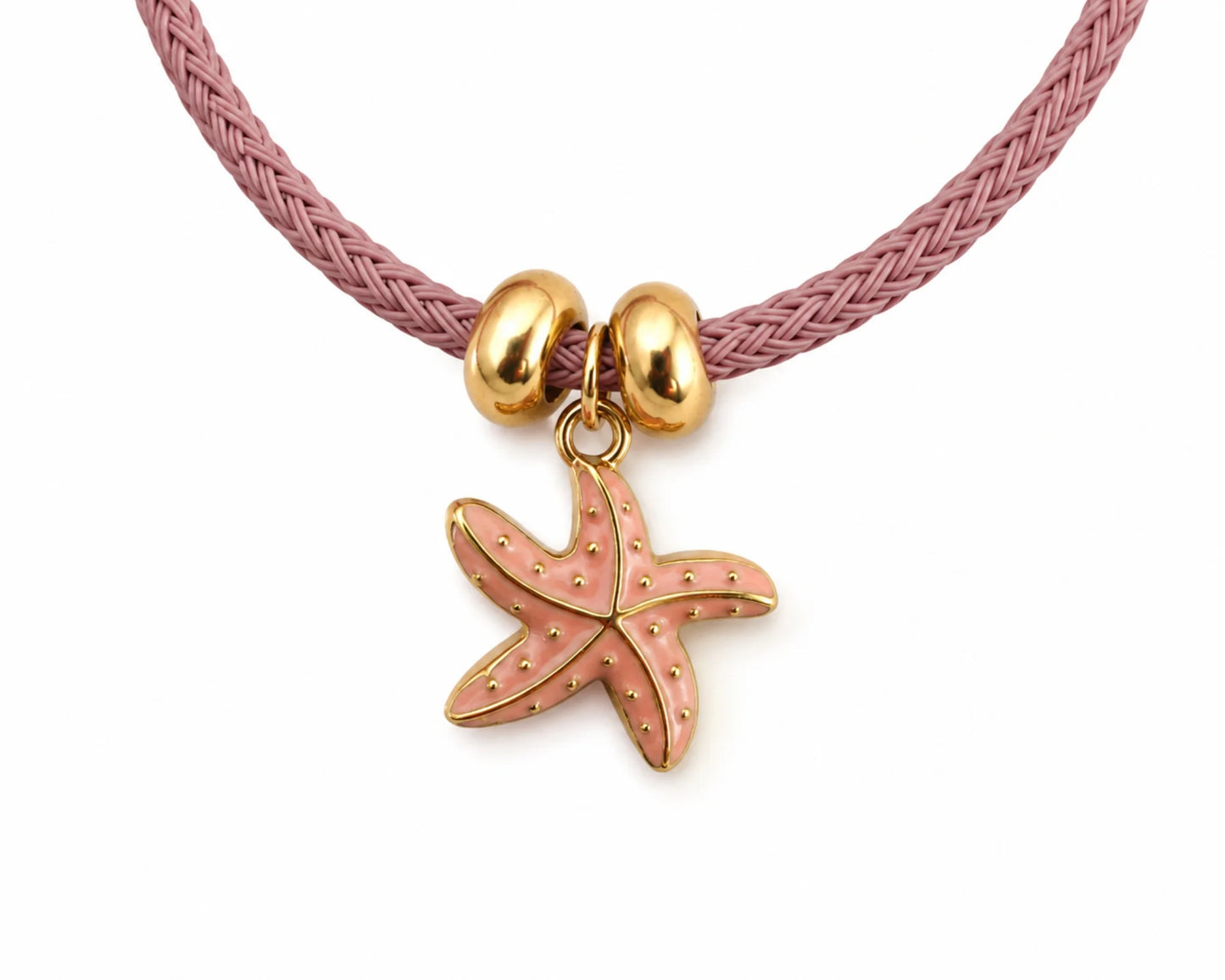 Charm Estrella rosa